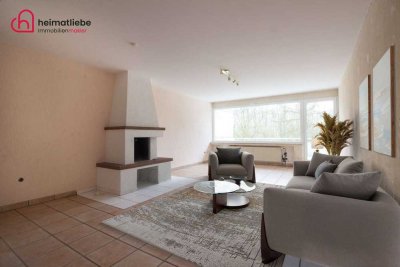 Tolle ❤️ Wohnung: Neue Fenster, Kamin & riesiger Balkon