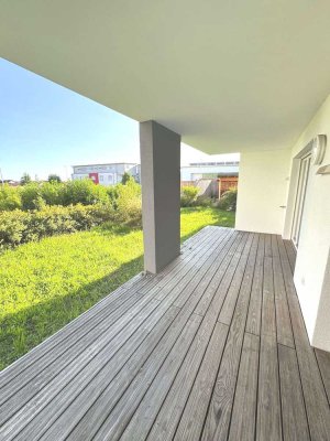 2-Zi.-Wohnung mit Terrasse, Gartenanteil und Stellplatz in Crailsheim