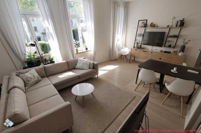 Liebhaberobjekt Nähe Taunusstraße: 3-Zi.-Altbauwohnung - urbanes Leben mit entspannter Privatsphäre