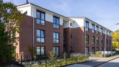 helle 2 Zimmer Neubauwohnung in Ostseenähe   im Obergegeschoss