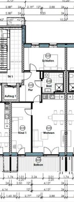 NEUBAU I 3-Zimmer-Wohnung mit Süd-Balkon