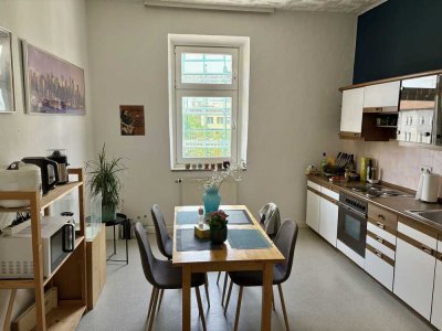 Befristet bis 31.8.2028: 2-Zimmer-Wohnung (unmöbliert) mit großer Wohnküche