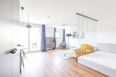 Vollmöbliertes Wohnen in Stuttgart!1-Zimmerwohnung auf 41m² inkl. Balkon