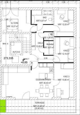 Exklusives Penthouse mit 5 Zimmern und Dachterrasse in Hemer