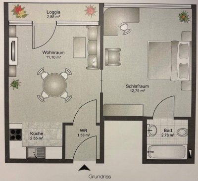 2-Zimmer-Kleinwohnung in Oberalm, von Privat