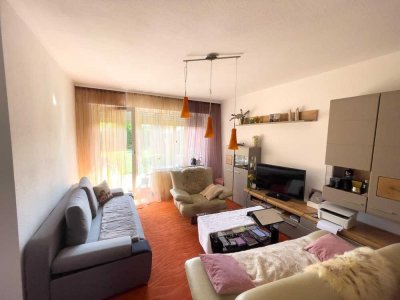 2,5-Zimmer Wohnung mit Garten und Garage (barrierearm & provisionsfrei)