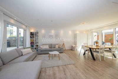 **FAMILIENHAUS** Gepflegte Doppelhaushälfte, 5 Zimmer, Südwest-Terrasse und Garage