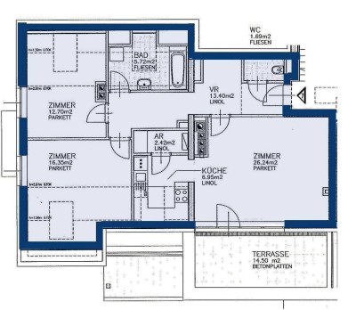 Suche Nachmieter für Dachgeschoßwohnung in Untermarkersdorf