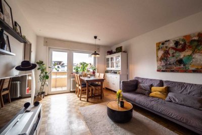 Wohnen in zentraler Lage  – Maisonette-Wohnung mit Dachloggia und 2 Balkonen