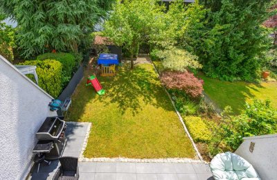 SCHÖNES REIHENMITTELHAUS MIT TERRASSE, GARTEN, SAUNA & GARAGE IN HAAR