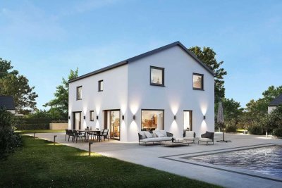 Neubau mit ELK Fertighaus - Freistehendes EFH 157 m² Wohnfläche mit *Wärmepume + TOP - Ausstattung*