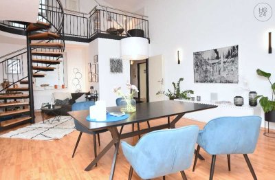 Stylische 2-Zimmer-Maisonettewohnung mit Galerie und Dachterrasse in Lindau