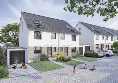 Schlüsselfertiger Neubau mit eigenem Garten