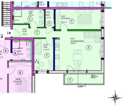 Geschmackvolle 3-Zimmer-Wohnung mit EBK in der Nähe des Nordbahnhofs
