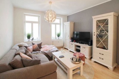 Vermietete: 2-Zimmer mit Balkon in Leipzig-Leutzsch - Erdgeschoss