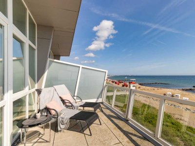 Stilvolle Wohnung in Schönhagen mit Meerblick, privater Sauna und Balkon an der Ostseeküste