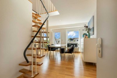 Dachgeschosswohnung im Maisonette-Stil in Stellingen