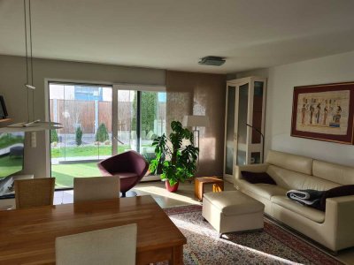 Befristet - Möblierte 3-Zimmer-Wohnung mit Garten - Furnished apartment with garden