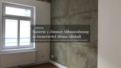 Einzugsbereite, sanierte 2-Zimmer Altbauwohnung mit Balkon in Altona-Altstadt