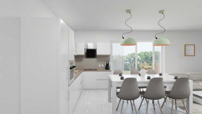 Stilvolle 4,5-Zi.-OG-Wohnung in Ergenzingen - hell, modern, mit Balkon & VVS-Bahnhof in 5 Gehmin.