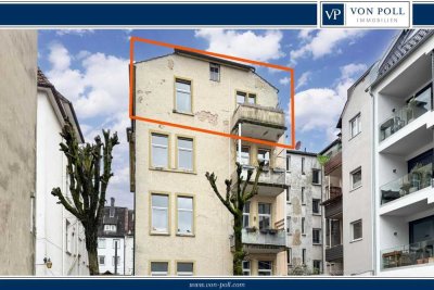 Bielefeld-Mitte: DG-Wohnung Nähe Lutter |  Jungendstil-Charme | 4 Zimmer | Balkon