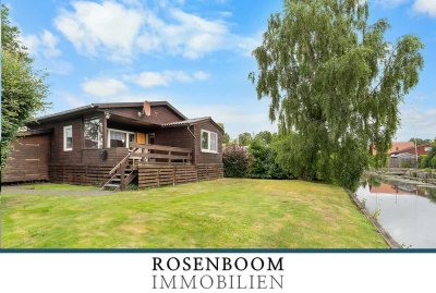 Wohnen am Wasser – Idyllisches Ferienhaus mit unverbaubarem Wasserblick!