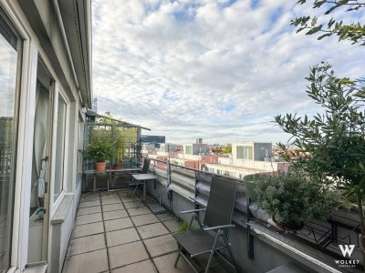 Modernes 2-Zimmer-Wohnhighlight mit Terrasse &amp; Weitblick in 1200 Wien I Nähe Handelskai I Millenium City