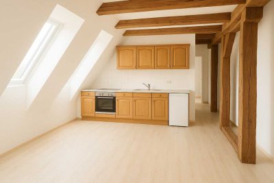 Großzügige 2-Zimmer-Wohnung im Denkmal – Helles Wohnen im Grünen von Wilsdruff