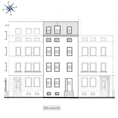 Vollsanierte Maisonette-Wohnung in 
Lübeck St. Lorenz-Nord