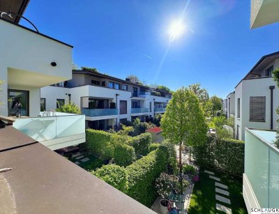 Schöne, sonnige 3-Zimmerwohnung mit 3 Traumterrassen in Planegg