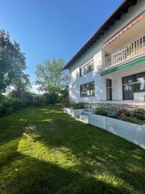 Maisonette Wohnung mit eigenem Garten und Garage in direkter Feldrandlage