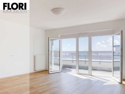Großes helles Appartement mit schöner Dachterrasse, für Junggebliebene in Senioren-Residenz