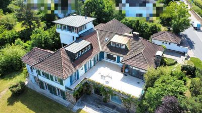 Unternehmervilla auf großem Grundstück in Toplage von Bingen am Rhein!