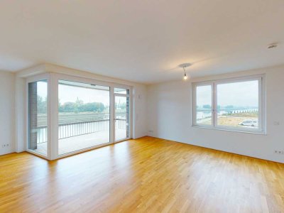 Leben an der Weser: Lichtdurchflutete 3-Zimmer-Wohnung