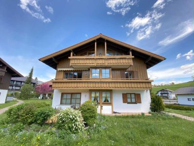 Alpenflair in Obermaiselstein – 2-Zimmer-Wohnung mit Bergblick zu verkaufen