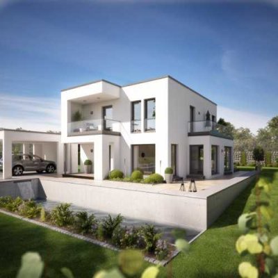 Ein HINKUCKER!! Exklusiver Neubau mit vielen modernen Akzenten inkl. Baugrundstück und Bien Zenker B
