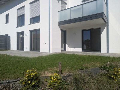 Sofort beziehbar, ruhige Lage! Neubauwohnung mit Gartennutzung in Süd-West Ausrichtung!