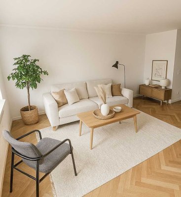 Frisch sanierte 3-Zi-Wohnung unweit des Schiersteiner Hafens. Mit Aufzug & PKW Stellplatz!