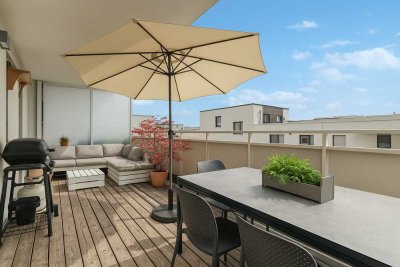 Exklusive Endetage: Hochwertige 4-Zimmer-Wohnung mit Sonnen-Terrasse