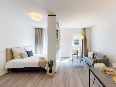 Stimmiges Gesamtkonzept: Möblierte 1-Zimmer-Wohnung !