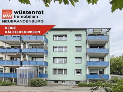 FÜR IHRE KAPITALANLEGE IN DER UCKERMARK: EIGENTUMSWOHNUNG MIT BALKON UND KELLER