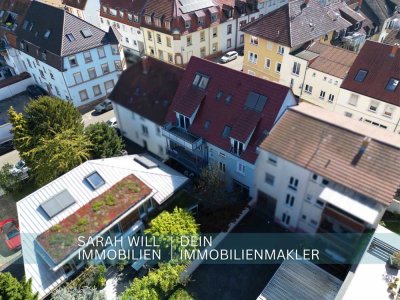 Sanierte Maisonette-Wohnung mit Balkon und Altbaucharme in ruhiger Stadtlage von Schwetzingen