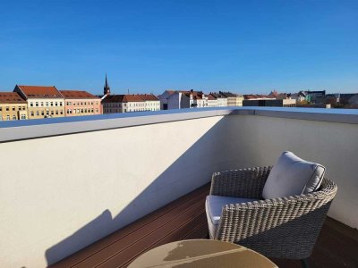 ++ Penthouse mit Dachterrasse ++ EBK und Ethanol Kamin inklusive ++