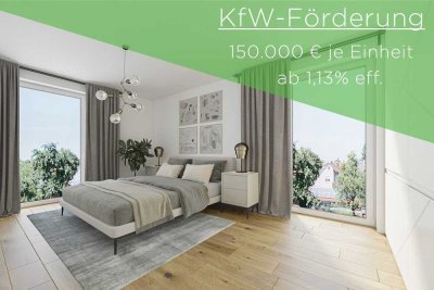 Whg 14 P9 - Großzügige Dachgeschosswohnung mit Balkon und eigener Photovoltaikanlage