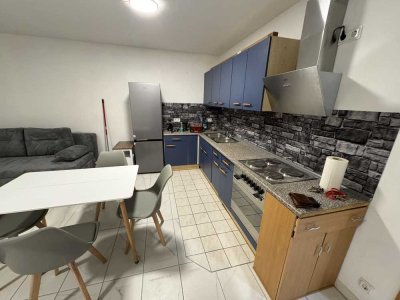 Komplett möbilierte helle 1-Zimmer Wohnung mit Balkon in Velten,