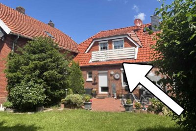 Carolinensiel: gemütliche Dachgeschosswohnung mit Südbalkon