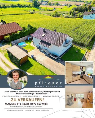 KLEIN ABER FEIN! HAUS MIT 5 SCHLAFZIMMER, WINTERGARTEN UND PHOTOVOLTAIKANLAGE