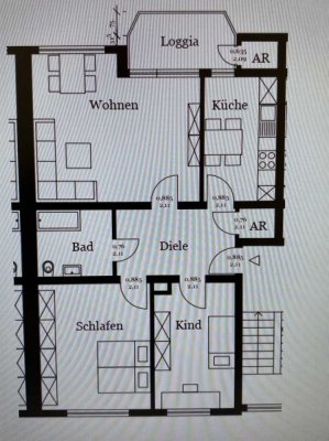 Familienfreundliche 3,5 Zimmerwohnung in Heven - mit Balkon