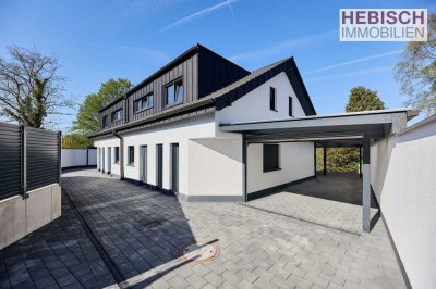 + NEUBAU MIT TOP AUSSTATTUNG + ERSTBEZUG + XXL CARPORT + GARTEN MIT BLICK INS GRÜNE +