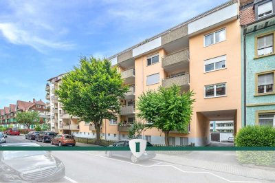 Bezugsfreie 2,5-Zi.-Wohnung mit Aufzug, Loggia u. KFZ-Stp. in bevorzugter Lage im Stadtteil Paradies